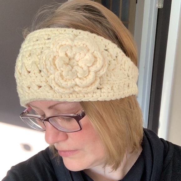 SOLD Knit Headband, Handmade - Picture 1 of 5